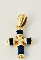 Hanger - 18 karaat Geel goud, lapis lazuli, Sieraden, Tassen en Uiterlijk, Antieke sieraden