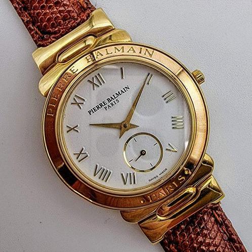 Pierre Balmain - Small Second Gold - Dames - 1990-1999, Sieraden, Tassen en Uiterlijk, Horloges | Heren