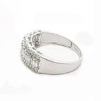 Statement ring - 18 karaat Witgoud - 0.70ct. tw. Diamant, Sieraden, Tassen en Uiterlijk, Antieke sieraden