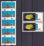 België 1990/2011 - Strook Klussendorf en paar vissen beiden, Gestempeld