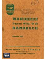 1937 WANDERER INSTRUCTIEBOEKJE DUITS