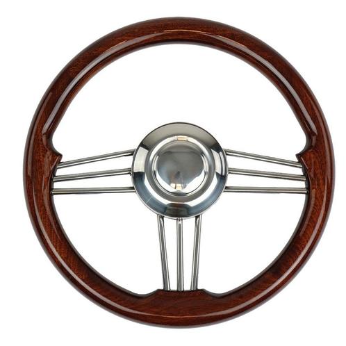 Stuurwiel Model 15 Mahonie 35 cm, Watersport en Boten, Bootonderdelen, Nieuw, Ophalen of Verzenden