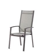 Sieger Lima stapelbare fauteuil hoog aluminium/textilux -, Tuin en Terras, Tuinstoelen, Ophalen of Verzenden, Nieuw