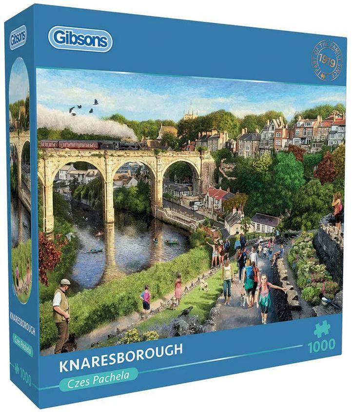 Gibsons legpuzzel Knaresborough 100 van €24,14 voor €16,00, Kinderen en Baby's, Speelgoed | Overig, Ophalen of Verzenden