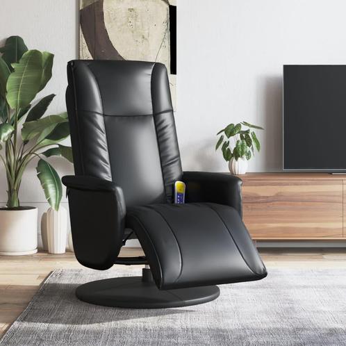vidaXL Massagestoel verstelbaar met voetensteun kunstleer, Huis en Inrichting, Fauteuils, Nieuw, Verzenden