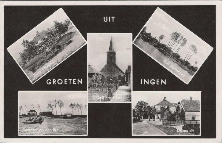 INGEN - Meerluik Groeten uit Ingen, Verzamelen, Ansichtkaarten | Nederland, Verzenden