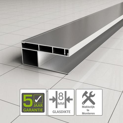 BWS Erie Verbredingsprofiel voor Douchewand Aluminium 3x202, Doe-het-zelf en Verbouw, Sanitair, Bad, Nieuw, Ophalen of Verzenden
