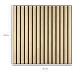 TRUUSK 4-delige Set 60x60cm 3D Akoestische Wandpanelen - DIY, Huis en Inrichting, Woonaccessoires | Wanddecoraties, Verzenden