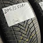 2 x Delinte 205-55-17 4 Seizoenbanden 5mm, Gebruikt, 17 inch, All Season, Band(en)