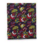 Fat Quarter Afrikaanse Wax Print Stof - Paars Wit FTQ 8705 -, Hobby en Vrije tijd, Stoffen en Lappen, Ophalen of Verzenden, Nieuw