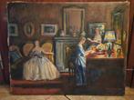 Pere Casas Abarca (1875-1958) - NO RESERVE - Escena de, Antiek en Kunst