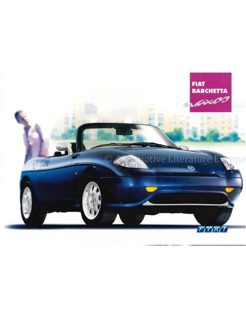 2002 FIAT BARCHETTA NAXOS BROCHURE NEDERLANDS, Boeken, Auto's | Folders en Tijdschriften, Ophalen of Verzenden