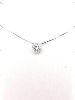 Ketting met hanger - 18 karaat Witgoud Diamant (Natuurlijk)