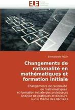 Changements de Rationalite En Mathematiques Et . Rouy,, Emmanuelle Rouy, Zo goed als nieuw, Verzenden