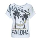 Frogbox • wit t-shirt Aloha • 36, Verzenden, Wit, Nieuw, Maat 36 (S)