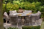 Taste Puglia/Donato low dining tuinset - Ø160 cm., Tuin en Terras, Verzenden, Nieuw, Overige materialen, Tuinset