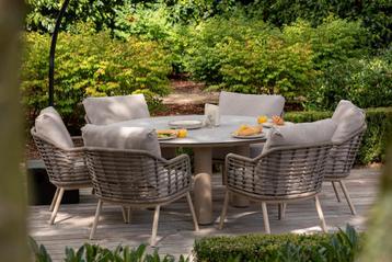 Taste Puglia/Donato low dining tuinset - Ø160 cm. beschikbaar voor biedingen