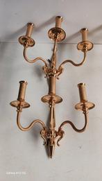 Lumi - Wandkandelaar - Verguld messing - Vier, Antiek en Kunst, Curiosa en Brocante