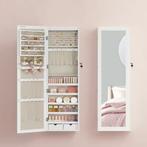 Sieradenkast met Spiegel – Wand- of Deurmontage met Slot, Verzenden, Nieuw
