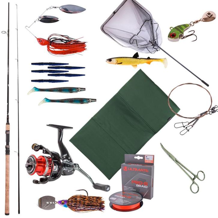 Ultimate Predator Allround Set Complete 2.40m (10-30g), Watersport en Boten, Hengelsport | Algemeen, Nieuw, Verzenden