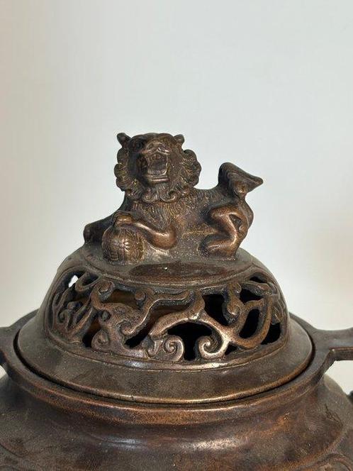 Foo Dog Wierookbrander - Brons - China - Eind 20e eeuw, Antiek en Kunst, Antiek | Overige Antiek