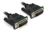 Opruiming Delock DVI kabel 24+1 Male/Male 0,5 meter