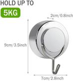 Zuignaphaken Set - 6 Stuks - Extra Sterk - tot 5KG, Huis en Inrichting, Verzenden, Nieuw