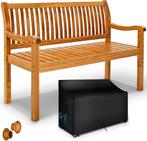 Houten Tuinbank - Weerbestendig - 3 personen - Bruin - Tillv, Verzenden, Zo goed als nieuw