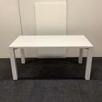 Design tafel Twinform 160x80 cm, hoogglans wit MDF, Gebruikt, Ophalen of Verzenden