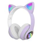 Draadloze Koptelefoon met Kattenoren - Kitty Headset, Telecommunicatie, Mobiele telefoons | Oordopjes, Verzenden, Nieuw
