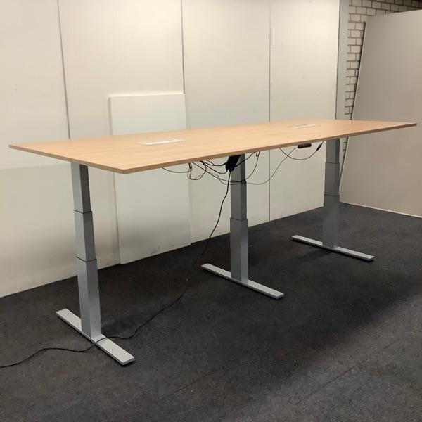 wini Winea Pro zit-sta elektrisch vergadertafel (bxd), Huis en Inrichting, Bureaus, Stabureau, Gebruikt, Elektrisch, Ophalen of Verzenden