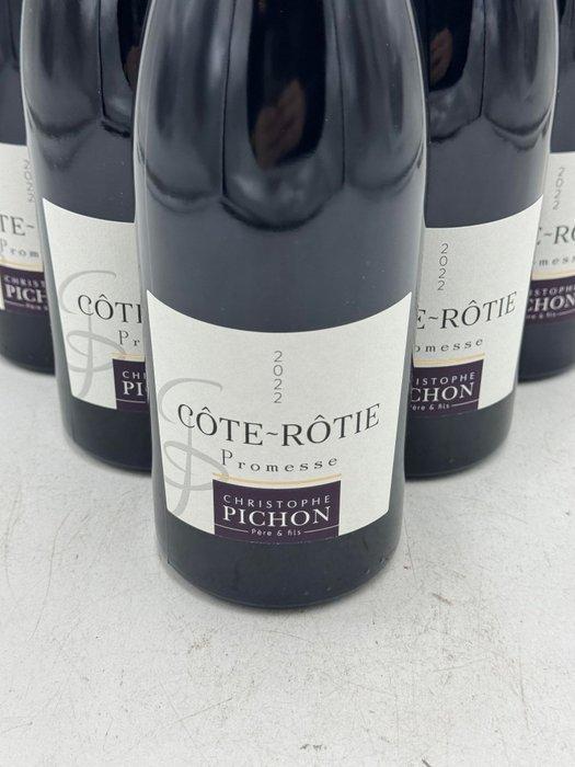 2022 Christophe Pichon Promesse - Côte Rotie - 6 Flessen, Verzamelen, Wijnen