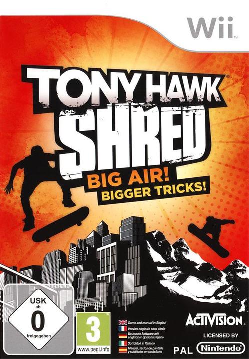 Tony Hawk Shred-Incl. Skateboard (Wii) Gebruikt, Spelcomputers en Games, Games | Nintendo Wii, Zo goed als nieuw, Ophalen of Verzenden