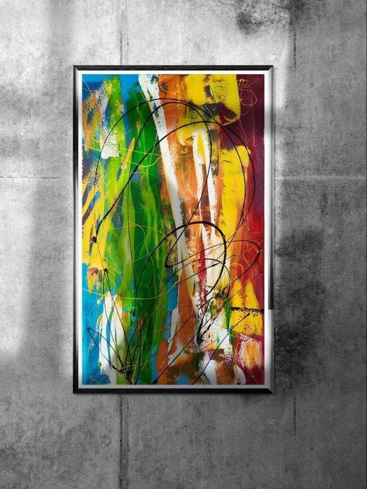 Luc Mora - Les cypres - XXL, Antiek en Kunst, Kunst | Designobjecten