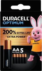 Duracell Optimum AA-batterijen (5 stuks), 1,5V-alkaline b..., Audio, Tv en Foto, Accu's en Batterijen, Verzenden, Nieuw