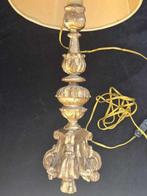 Tafellamp - Verguld hout - Antico candeliere 1700