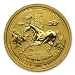 Gouden Lunar II - 1/10 oz 2014 Year of the Horse, Postzegels en Munten, Munten | Oceanië, Goud, Losse munt, Verzenden