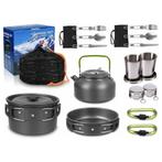 18-delig Outdoor Kampeerservies Set - Compact & Duurzaam -, Ophalen of Verzenden, Nieuw