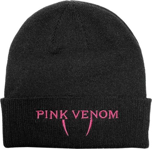 Kleding - Blackpink - Pink Venom Muts - Zwart, Verzamelen, Muziek, Artiesten en Beroemdheden, Zo goed als nieuw, Verzenden