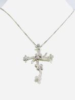 Estrò - Ketting met hanger - 18 karaat Witgoud - 2.50ct. tw., Sieraden, Tassen en Uiterlijk, Antieke sieraden