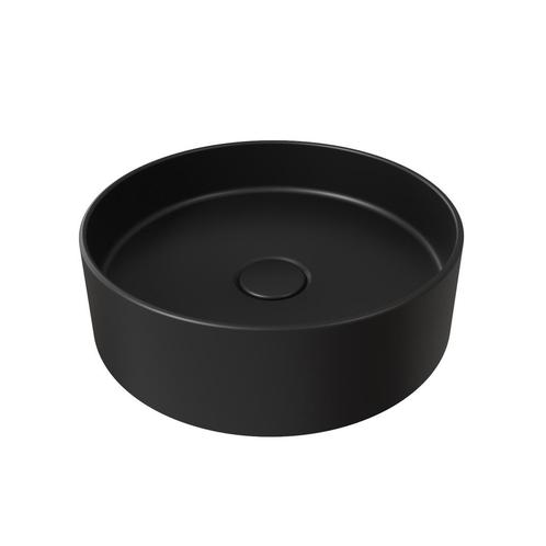 Opbouw Waskom Salenzi Hide Circle 40x12 cm Mat Zwart, Doe-het-zelf en Verbouw, Sanitair, Overige typen, Nieuw, Ophalen of Verzenden