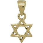 Davidster hangertje van zilver verguld met geelgoud, klei..., Sieraden, Tassen en Uiterlijk, Kettinghangers, Verzenden, Nieuw