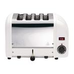 Dualit Vario broodrooster 4 sleuven wit 40355, Verzenden, Nieuw in verpakking