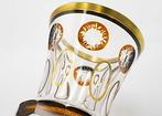 Moser Art Deco Faceted Engraved Glass Vase, 1920 - Vaas -, Antiek en Kunst