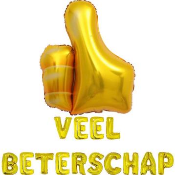 Folie ballonnen set Veel Beterschap Thumbs Up beschikbaar voor biedingen