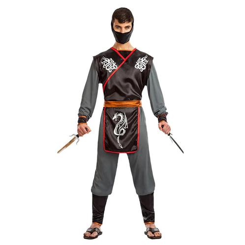 Ninja Kostuum Heren, Kleding | Heren, Carnavalskleding en Feestkleding, Nieuw, Verzenden