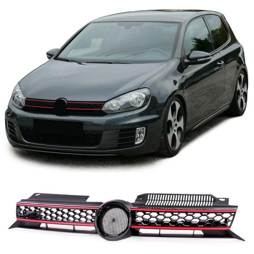 Sportieve Honingraat Grille voor VW Golf 6 GTI - Zwart Ro..., Auto-onderdelen, Carrosserie en Plaatwerk, Nieuw, Ophalen of Verzenden