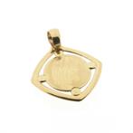 Gouden hanger met gezicht van Jezus (Hanger of bedel), Ophalen of Verzenden, Gebruikt, Goud, Overige merken