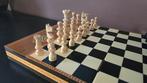 Schaakspel - Ingelegde kist been/hout - Regency