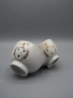 Kom (2) - Porselein - Pair armorial bowls, Antiek en Kunst